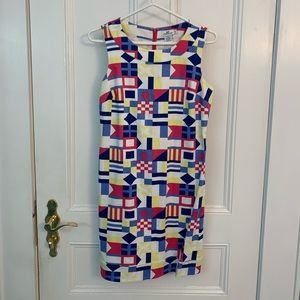 Nautical flag mini dress